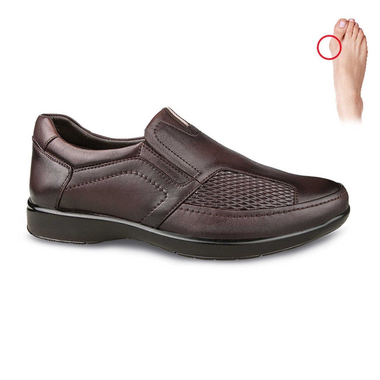 Ceyo Erkek Ayakkabı 9925 - 35 (40 - 46) anatomik tabanlı ortopedik rahat günlük Ayakkabı - CEYO KIBRIS