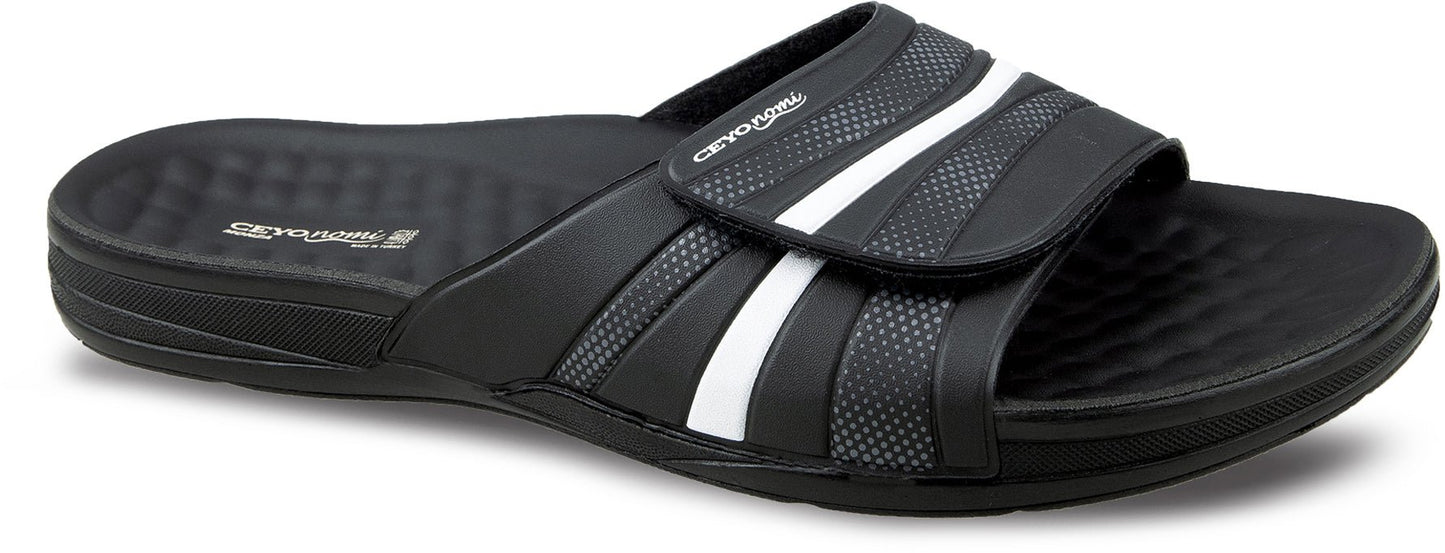 Ceyo Erkek Terlik MONZA - 4 (40 - 45) anatomik tabanlı ortopedik rahat günlük Terlik - CEYO KIBRIS