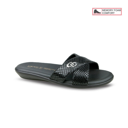 Ceyo Kadın Terlik 9827 - 8 (35 - 41) anatomik tabanlı ortopedik rahat günlük Terlik - CEYO KIBRIS