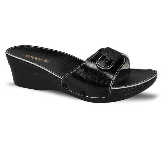 Ceyo Kadın Terlik 9927 (35 - 42) anatomik tabanlı ortopedik rahat günlük Terlik - CEYO KIBRIS