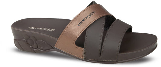 Ceyo Kadın Terlik FLORA - 13 (35 - 41) anatomik tabanlı ortopedik rahat günlük Terlik - CEYO KIBRIS