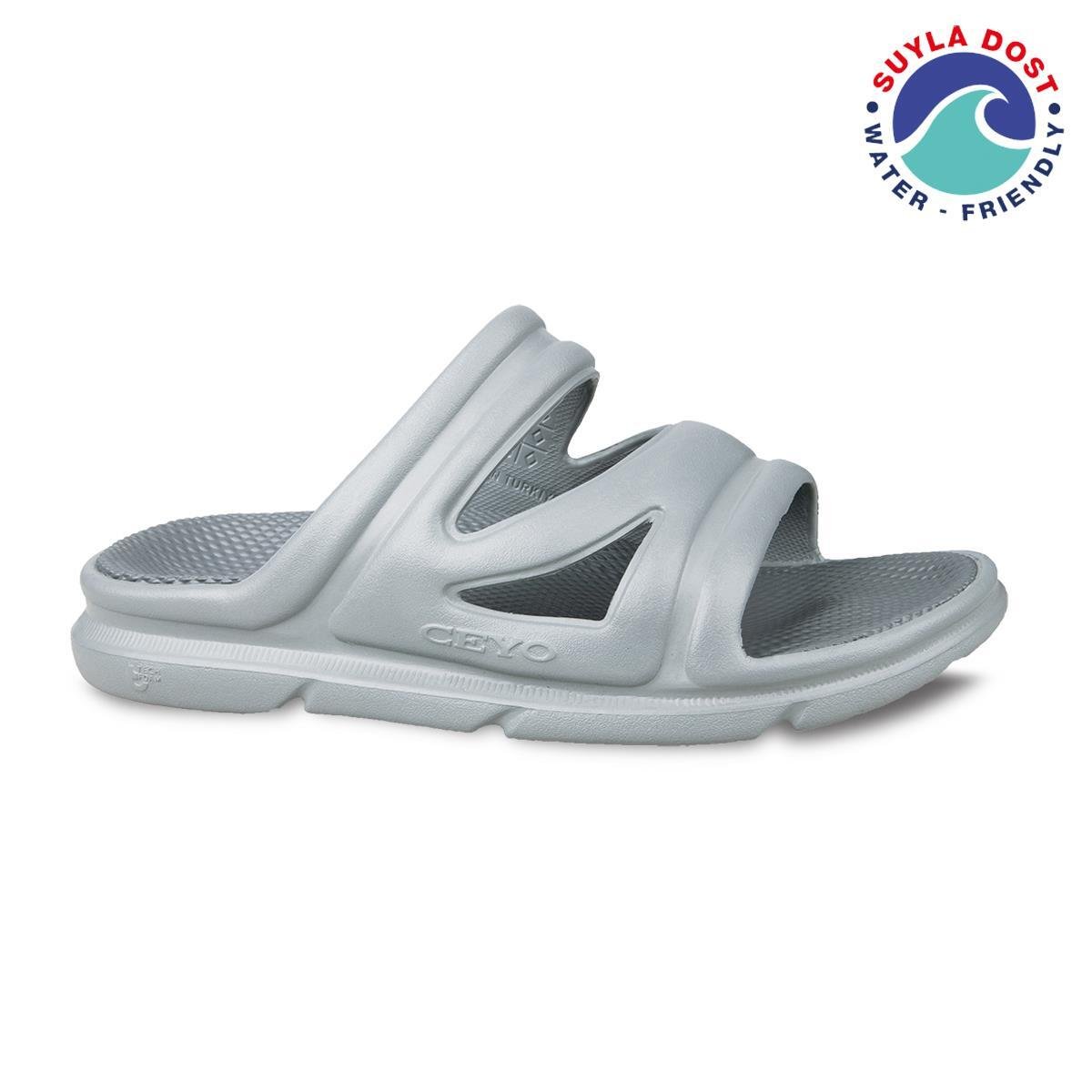 Ceyo Erkek Terlik OLYMPOS (40 - 45) anatomik tabanlı ortopedik rahat günlük Terlik - CEYO KIBRIS