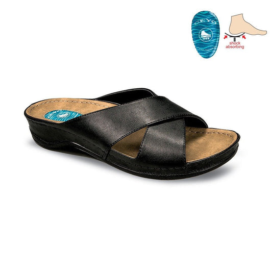 Ceyo Kadın Terlik 9946-1 (35-41) anatomik tabanlı ortopedik rahat günlük Terlik - CEYO KIBRIS